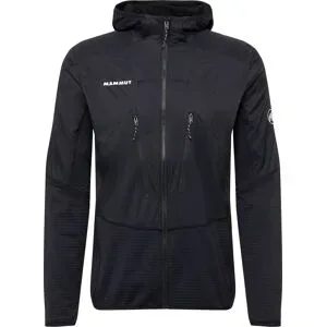 Mammut Polaire en Polartec® Alpha® Aenergy ML Hybrid Hooded Jacket Men Black für Herren aus Nylon Größe L schwarz