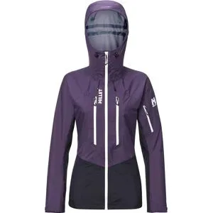 Millet Skitourenjacke M White 3L Jkt W Purple Velvet Black für Damen Größe XS Violett