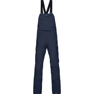 Norrona Wasserdichte und atmungsaktive Freeride-Latzhose Tamok Gore-Tex Performance Shell Bib W'S Indigo Night für Damen Größe XS Navy blau