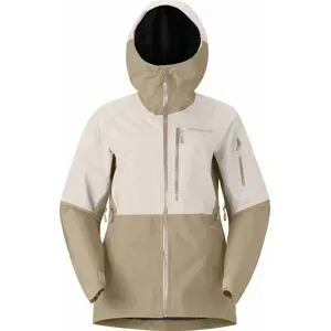 Norrona Schutzjacke aus GORE-TEX Lofoten Gore-Tex Jacket W Oatmeal für Damen Größe L Beige