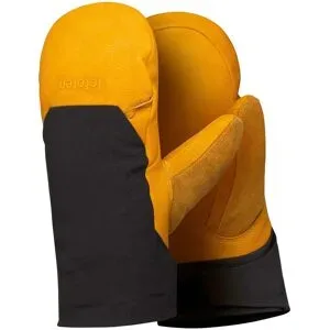 Norrona Wasserfeste Fäustlinge aus GORE-TEX Lofoten Gore-Tex Thermo200 Short Mittens Kangaroo für Herren aus Softshell Größe M Gelb