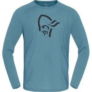 Norrona Oberteil aus Merinowolle &ndash; Herren &ndash; Femund PureUll Long Sleeve Femund PureUll Long Sleeve M Trooper für Herren aus Wolle -