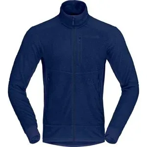 Norrona Leichter, atmungsaktiver Fleece mit Reißverschluss &ndash; Herren &ndash; Falketind Warm1 Active Jacket M Indigo Night Falketind Warm1