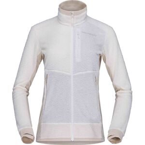 Norrona Leichter, atmungsaktiver Fleece warm?1mit Reißverschluss &ndash; Damen / Frauen &ndash; Falketind Warm1 Active Jacket W Snow White Oatmeal -