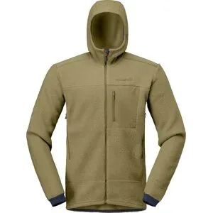 Norrona Warme Fleece-Jacke für das Bergsteigen &ndash; Herren &ndash; Trollveggen Warm3 Zip Hood M Trollveggen Warm3 Zip Hood M Deep Lichen Green