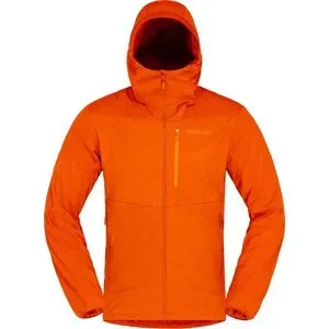 Norrona Doudoune légère, isolante et respirante Lyngen Thermo100 Active Zip Hood M Gold Flame für Herren aus Nylon Größe L Orange