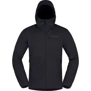 Norrona Doudoune légère, isolante et respirante Lyngen Thermo100 Active Zip Hood M Caviar Black für Herren aus Nylon Größe S schwarz