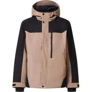 Oakley Warme Skijacke  10K Insulated Color Block Pebble für Herren Größe M Beige