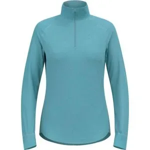 Odlo Stretch-Fleece Mid Layer 1/2 Zip Berra W Provincial Blue für Damen Größe S Blau