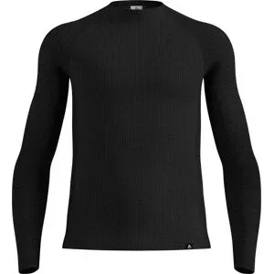 Odlo Technische Unterwäsche aus Merinowolle &ndash; Herren &ndash; LS Seamless Performance Wool BL Top Crew Neck LS Seamless Performance M Black
