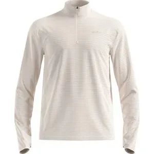 Odlo Vielseitiges, halb-geschlossenes Fleecepullover Essential Thermal Mid Layer 1/2 Zip M Gardenia für Herren Größe S Beige