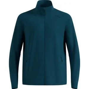 Odlo Leichte Langlaufjacke Essential Warm Jacket M Reflecting Pond für Herren aus Softshell Größe M Blau