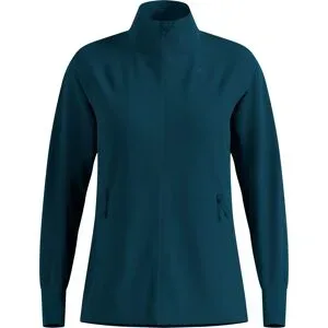 Odlo Leichte Langlaufjacke Essential Warm Jacket W Reflecting Pond für Damen aus Softshell Größe M Blau