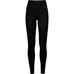 Ortovox Technische Unterhose aus Merinowolle 230 Competition Long Pants W Black Raven für Damen aus Wolle Größe XS schwarz