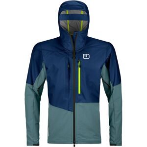 Ortovox Freeride Jacke Mesola Jacket M Deep Ocean für Herren aus Softshell Größe L Blau