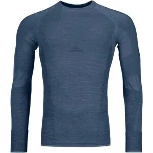 Ortovox Funktionsunterwäsche aus Merinowolle 230 Competition Long Sleeve M Petrol Blue für Herren aus Wolle Größe XL Blau
