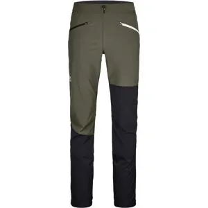 Ortovox Leichte, atmungsaktive und winddichte Hose für Skitourengehen Punta Berrino Pants M Dark Wild Herbs für Herren aus Softshell Größe XL -