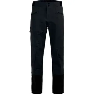 Ortovox Pantalon déperlant et respirant Ortler Softshell Pants M Black Raven für Herren aus Wolle Größe L schwarz