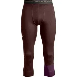 Ortovox Collant technique 3/4 polyvalent en laine de mérinos 185 Rock?N?Wool Short Pants M Dark Chestnut für Herren aus Wolle Größe M Braun