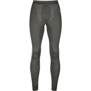 Ortovox Collant en laine de mérinos 230 Competition Long Pants M Dark Sage für Herren aus Wolle Größe S Braun