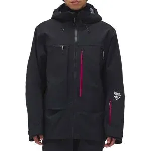 Blackcrows Wasserdichte Skijacke M Crista 3L Jacket Black für Herren Größe L schwarz