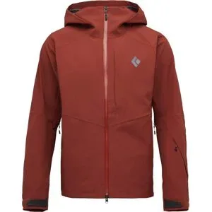 Black Diamond Wasserfeste und atmungsaktive Jacke für Skiwanderungen M Recon Stretch Shell Iron Red für Herren Größe S Rot