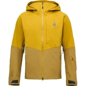 Black Diamond Wasserfeste und atmungsaktive Jacke für Skiwanderungen M Recon Stretch Shell Amber Flax für Herren Größe L Gelb
