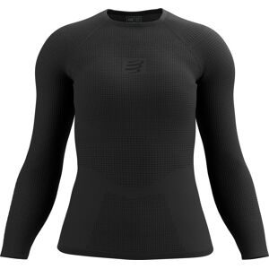 Compressport Thermoregulierende erste Schicht On/Off Base Layer Ls Top W Black für Damen Größe M schwarz