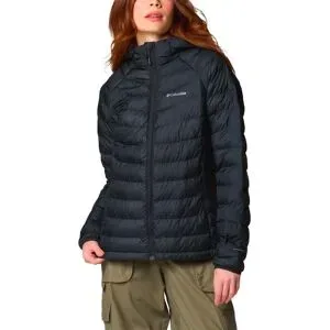 Columbia Isolierende Stepp- Und Daundenjacken Powder Lite II Hooded Jacket Black für Damen Größe XS schwarz