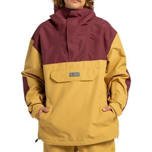 DCShoe Snowboard Jacke mit halbem Reißverschluss DC-43 Anorak Mustard Gold für Herren Größe M Gelb