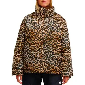 DCShoe Kurze, wasserdichte und atmungsaktive Daunenjacke ? Damen ? Aura Puffer Jacket 10K W Aura Puffer Jacket 10K W DC Fauxcat für Damen -