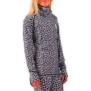 Eivy Funktionsunterwäsche  Icecold Gaiter Top Snow Leopard für Damen Größe XS Weiß