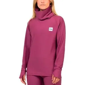 Eivy Technische Unterwäsche aus gerippter Maschenware  Icecold Gaiter Rib Top Pinkgundy für Damen Größe L Rosa