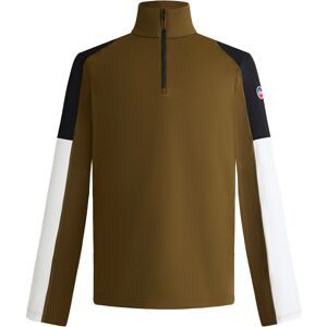 Fusalp Erste Schicht Stretch mit hohem Kragen Pravio Cobra/Noir/Neige für Herren Größe M Khaki