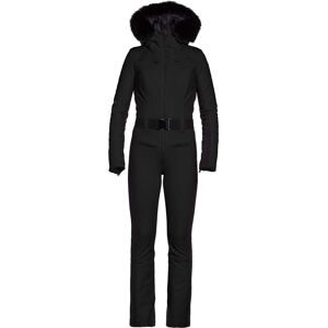 Goldbergh Skianzug aus PrimaLoft® Parry Faux Border Ski Jumpsuit Black für Damen aus Softshell Größe XS schwarz