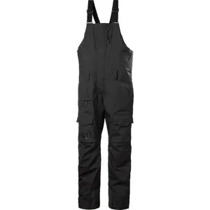 Helly Hansen Isolierte Ski Latzhose aus Primaloft® Black Eco Sogn Bib Cargo Pant Black für Herren aus Wolle Größe S schwarz