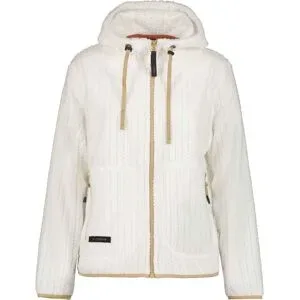 Icepeak Fleece Pullover mit Reißverschluss Aalet W Blanc Casse für Damen Größe XL Weiß