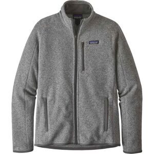 Patagonia Warmer und leichter Pulli M's Better Sweater Jkt Stonewash für Herren Größe XL Grau
