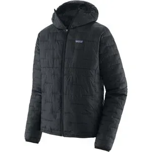 Patagonia Leichte Isolationsjacke M's Micro Puff Hoody Black für Herren Größe XL schwarz
