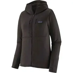 Patagonia Fleecejacke mit Kapuze W's R1 Thermal Full-Zip Hoody Black für Damen Größe XS schwarz