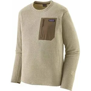 Patagonia Trikot mit langen ärmeln M's R1 Air Crew Pelican für Herren Größe S Beige