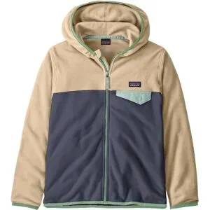 Patagonia Fleece mit Kapuze K's Micro D Snap-T Jkt Smolder Blue  Kindergröße L Blau