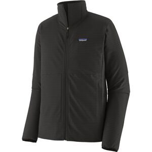 Patagonia Warmes, dehnbares Fleece M's R1 TechFace Jkt Black für Herren Größe S schwarz