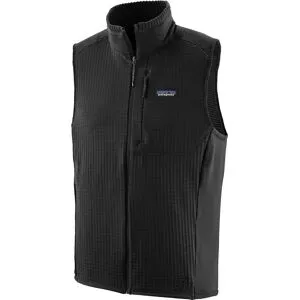 Patagonia ärmelloses technisches Fleece M's R1 Vest Black für Herren Größe M schwarz