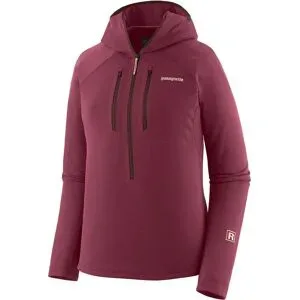 Patagonia Ultraleichte, atmungsaktive Fleecejacke mit Reißverschluss &ndash; Damen / Frau &ndash; W's R1 Ultralight Hoody W's R1 Ultralight