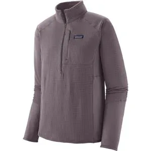 Patagonia Warmes und leichtes Fleece für Polartec® Herren &ndash; M's R1 P/O M's R1 P/O May Grey für Herren Größe M Grau