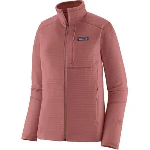 Patagonia Warmes und leichtes Fleece aus Polartec® &ndash; Damen / Frau &ndash; W's R1 Jkt W's R1 Jkt Moonrise Taupe für Damen Größe S -