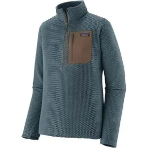 Patagonia Schnell trocknendes Fleece mit Reißverschluss und Waffenstruktur &ndash; Herren &ndash; M's R1 Air Zip Neck M's R1 Air Zip Neck