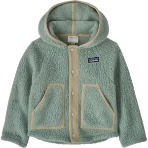 Patagonia Fleece-Jacke mit Kapuze aus Polartec® &ndash; Kinder &ndash; Baby Retro Pile Jkt Baby Retro Pile Jkt Cover Green  Kindergröße 5 Jahre