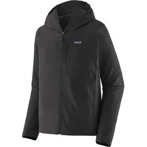Patagonia Warme, dehnbare Fleecejacke mit Reißverschluss &ndash; Herren &ndash; M's R1 TechFace Hoody M's R1 TechFace Hoody Black für Herren